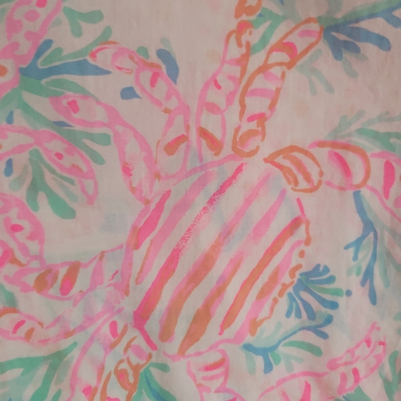EUC Lilly pulitzer Amelia tunic top, medium - Picture 4 of 5